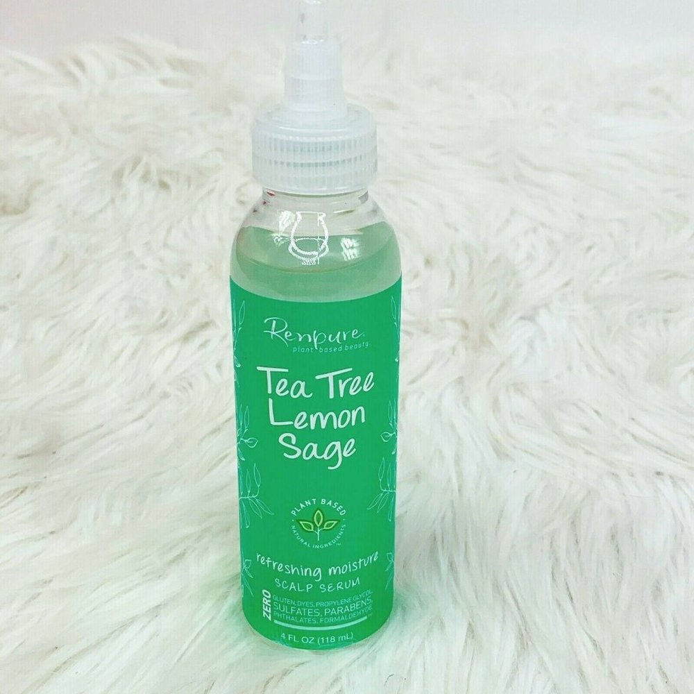 New Renpure Tea Tree Lemon Sage Scalp Serum Refreshing Moisture 4 fl oz